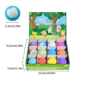 Kids Bath Bombs with Surprise Toys (12Pcs)